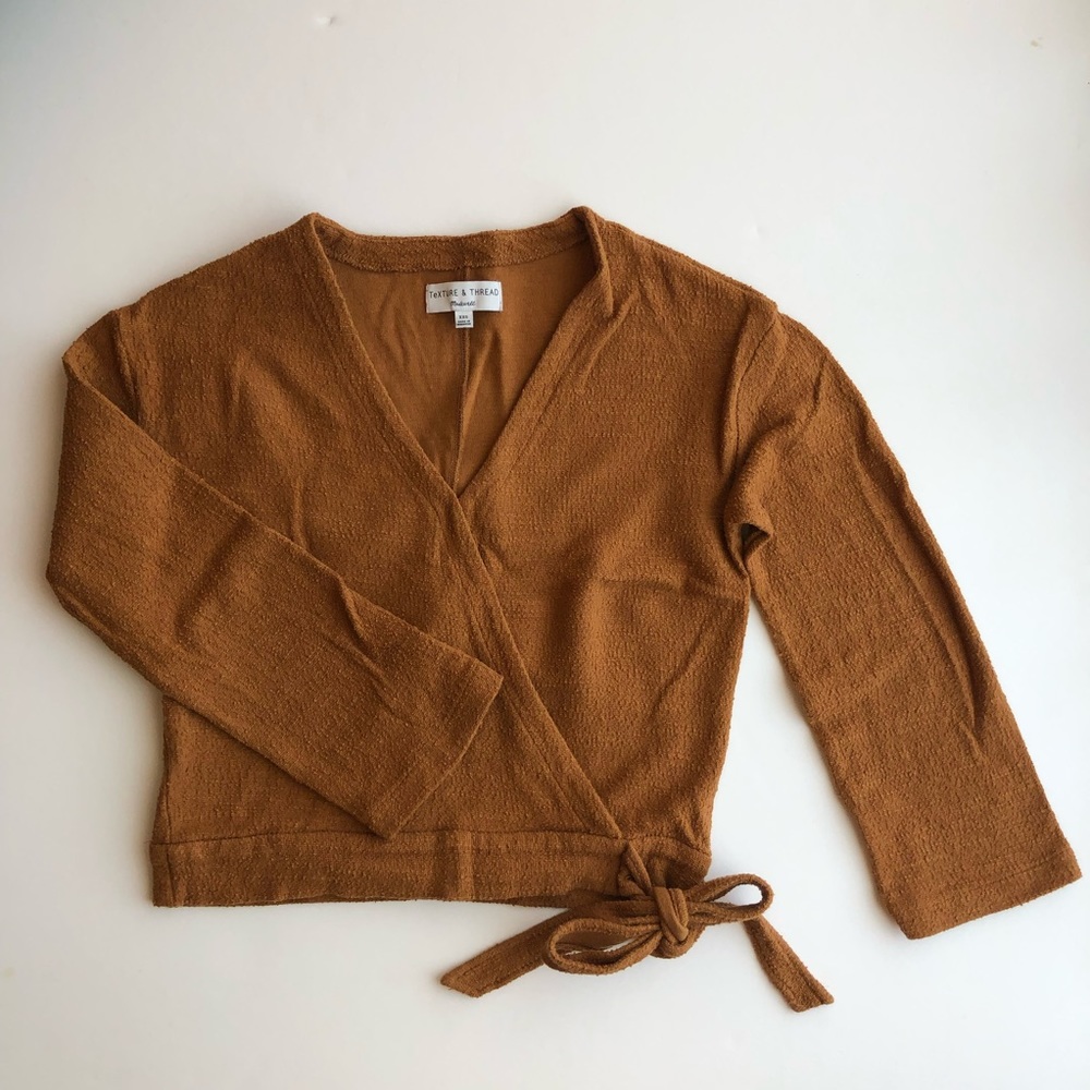 Madewell Texture & Thread Wrap Top - image 2